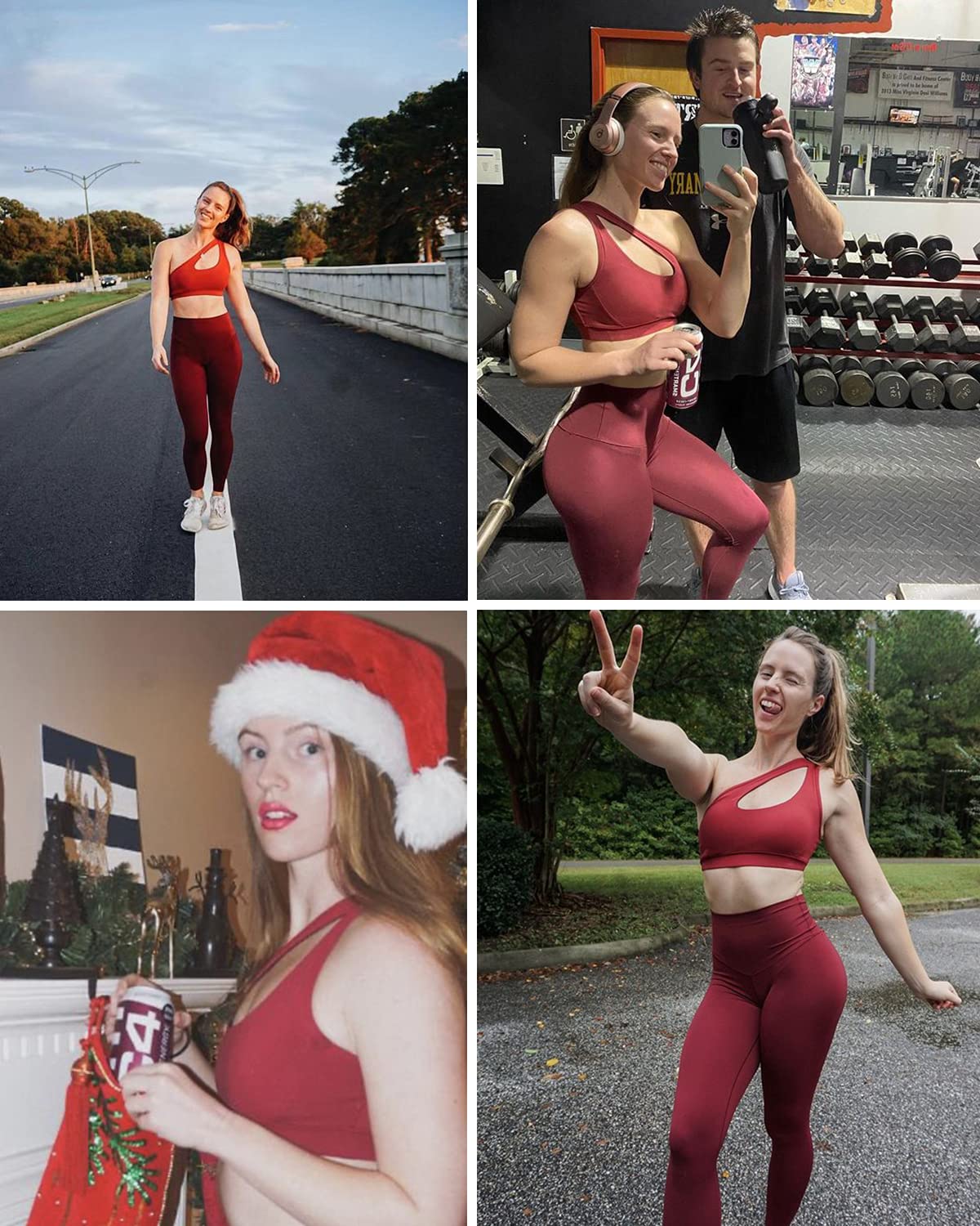 One Shoulder Sports Bra