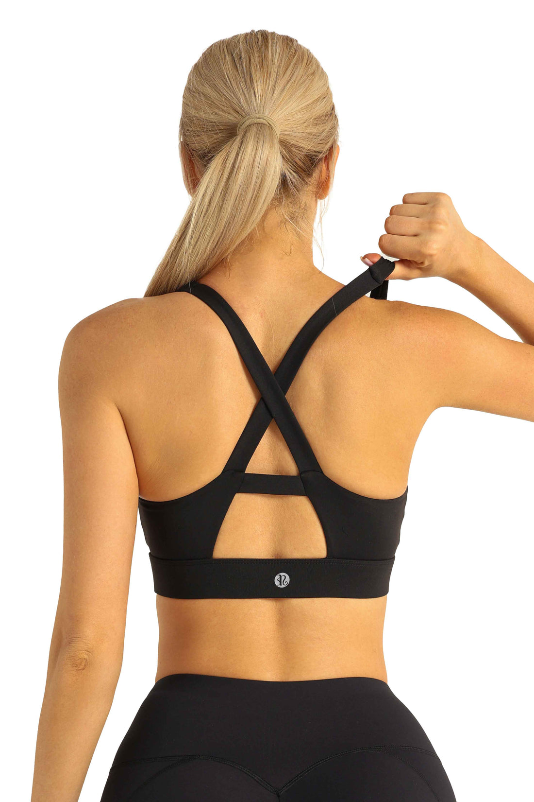 RUNNING GIRL Women’s Sports Bra Crossback Padded Athletic Yoga Workout Top Medium Support Gym Fitness Crop Tank