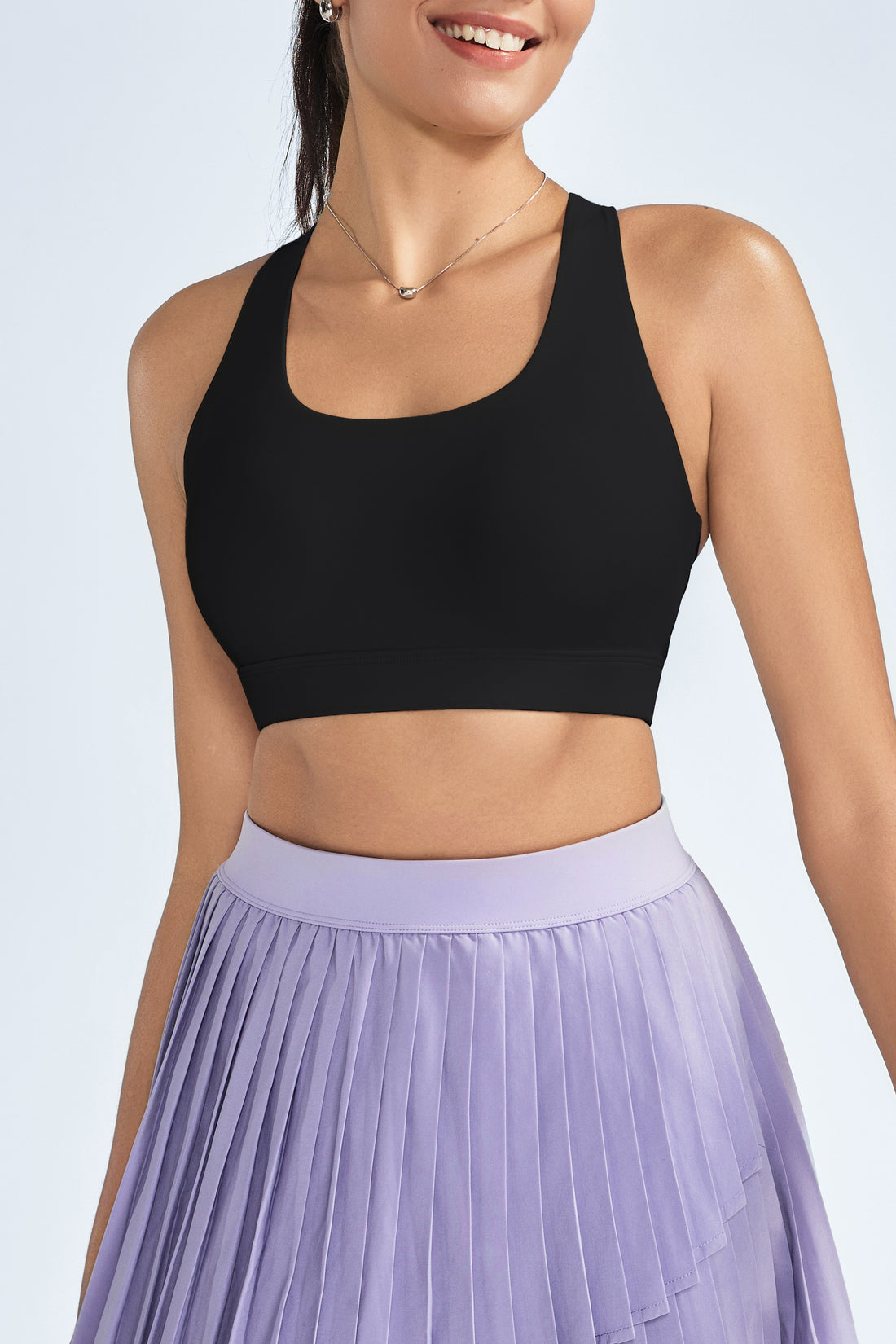 RUNNING GIRL® High-Impact High-Neck Sports Bra | Hollow Out Back-Support Bra