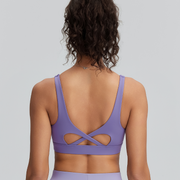 RUNNING GIRL® Crisscross Sports Bra | Medium-High Support & Molded Cups