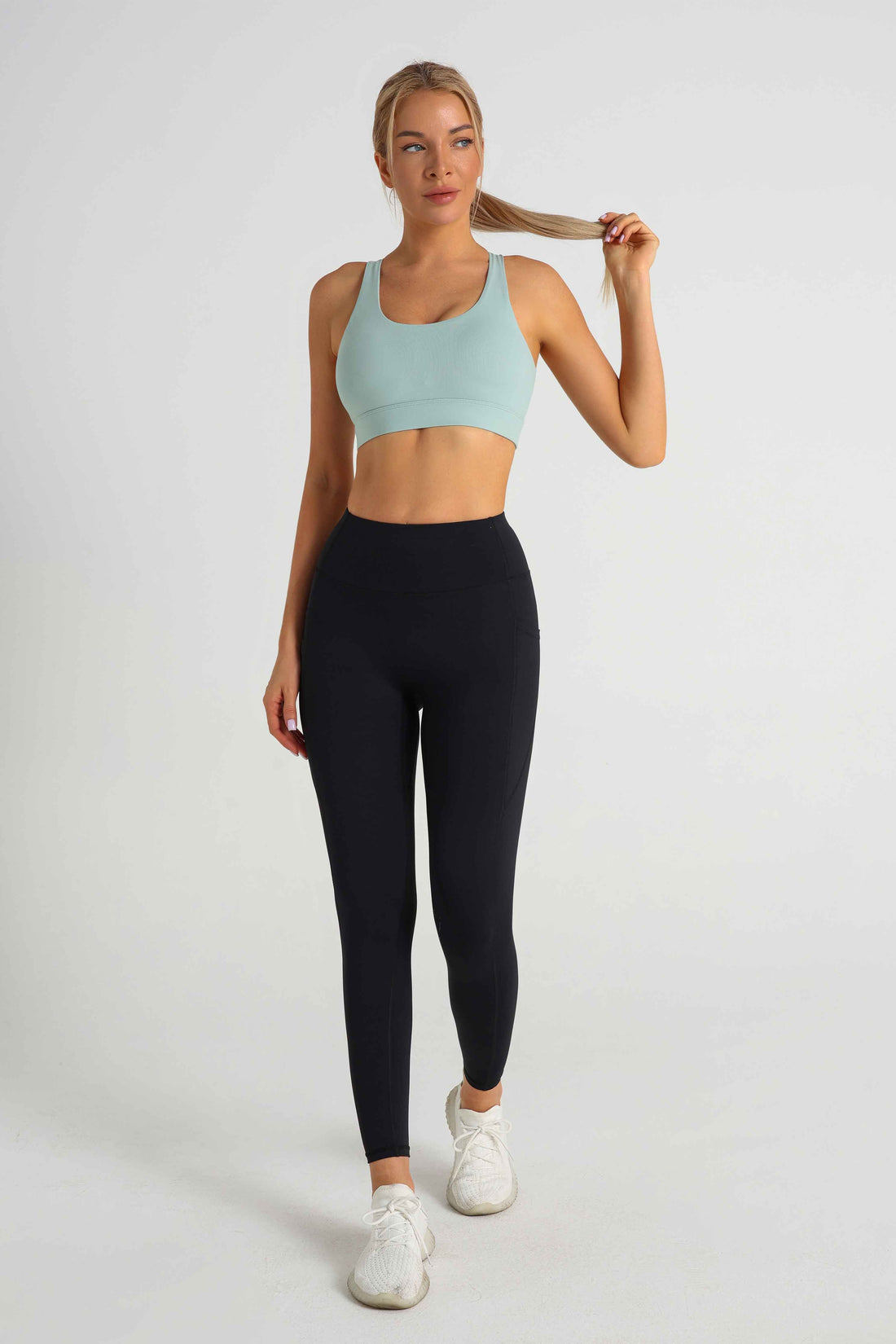 RUNNING GIRL Women’s Sports Bra Crossback Padded Athletic Yoga Workout Top Medium Support Gym Fitness Crop Tank