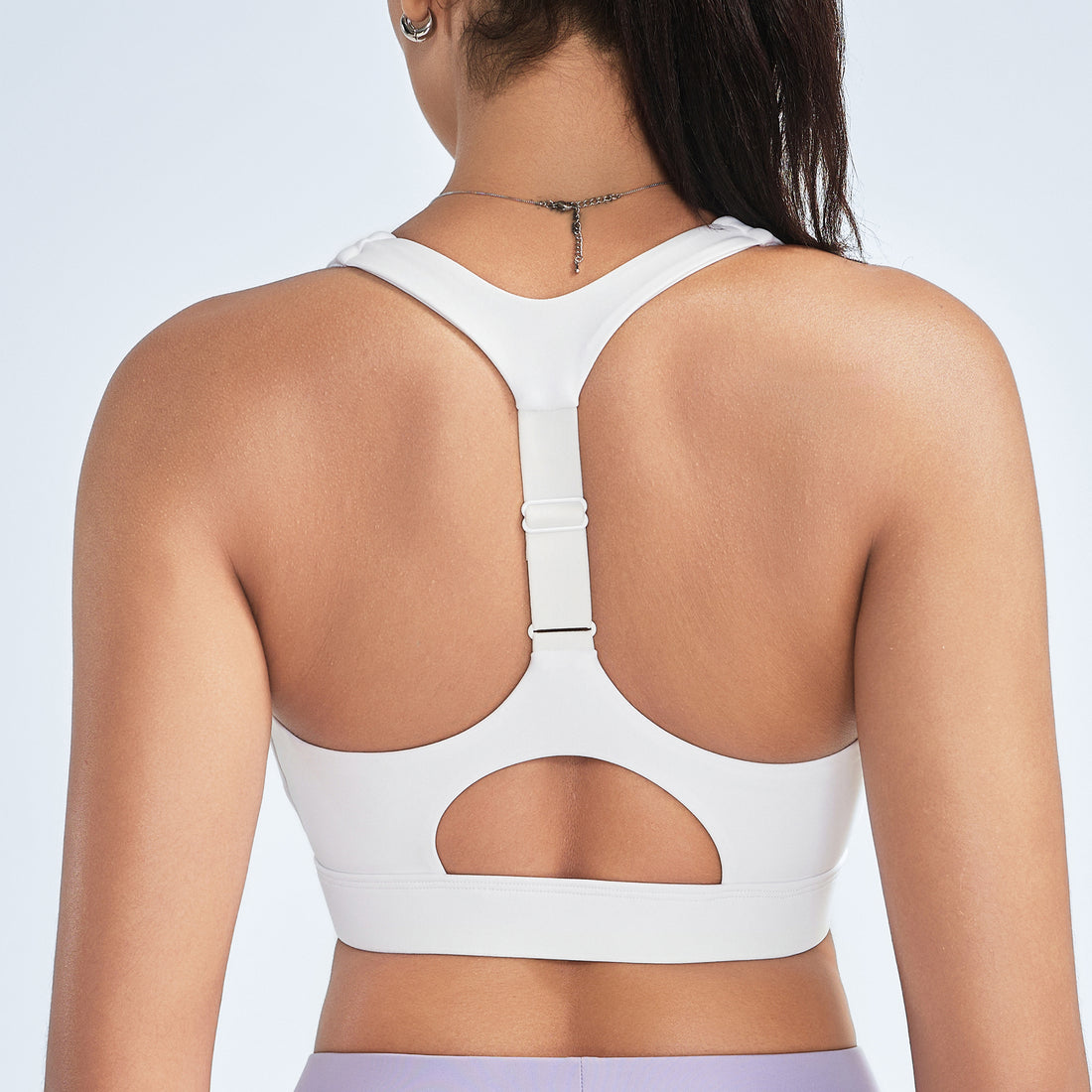 RUNNING GIRL® High-Impact High-Neck Sports Bra | Hollow Out Back-Support Bra