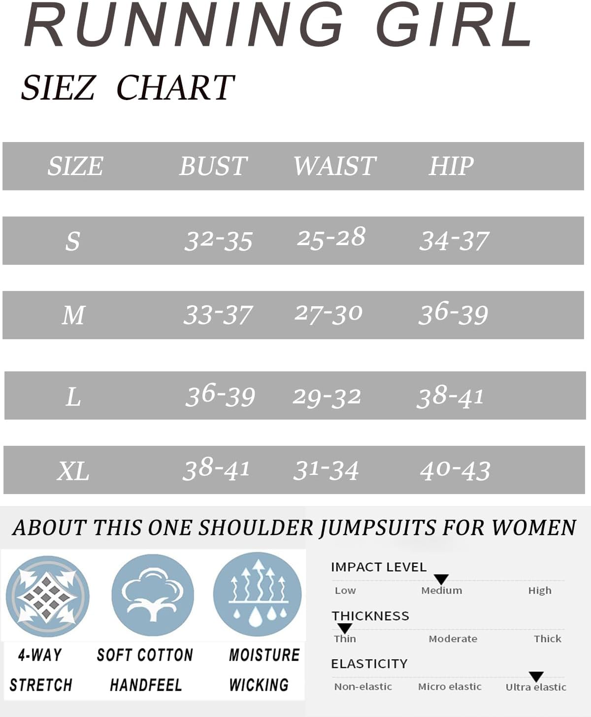 RUNNING GIRL One Piece Jumpsuits for Women, Ribbed Seamless Workout Bodysuit for Women with Tummy Control