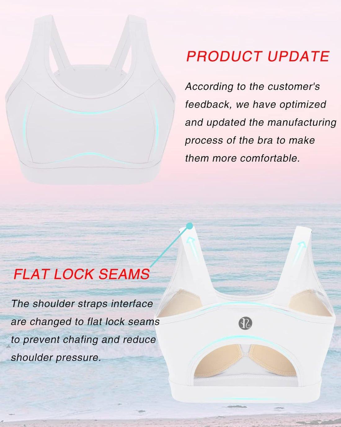 RUNNING GIRL® Triangle Cutout Sculpting Sports Bra | Fixed Moulded Cups with High Support