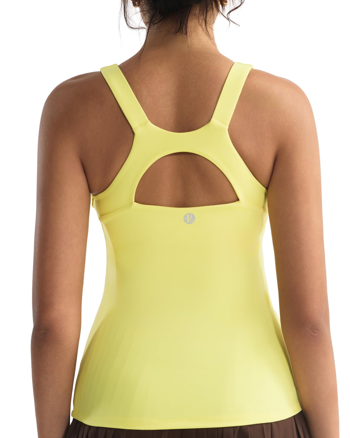 RUNNING GIRL Workout Tops for Women,Racerback Tank Tops with Built in Bras,Padded Sports Bra Yoga Tank Athletic Tops