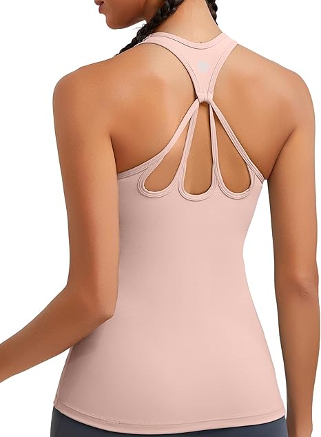 RUNNING GIRL | Elevate Wide-Strap Racerback Tank Top