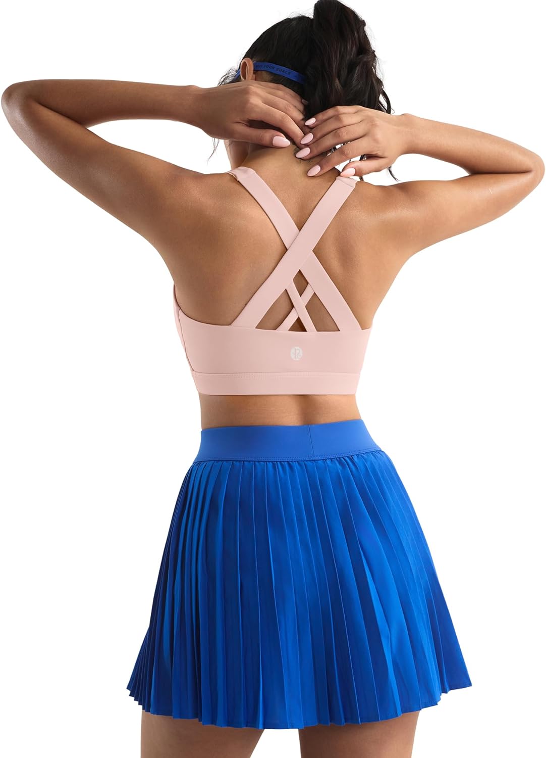 RUNNING GIRL® Medium-Support Strappy Criss-Cross Bra | Removable Cups & Buttery-Soft Sculpting Bra