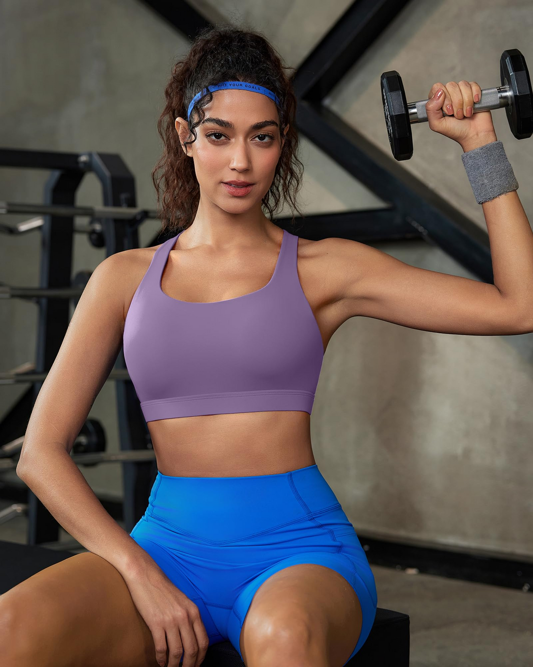 Strappy Criss-Cross Back Yoga & Gym Sports Bra with Removable Pads - Medium Support