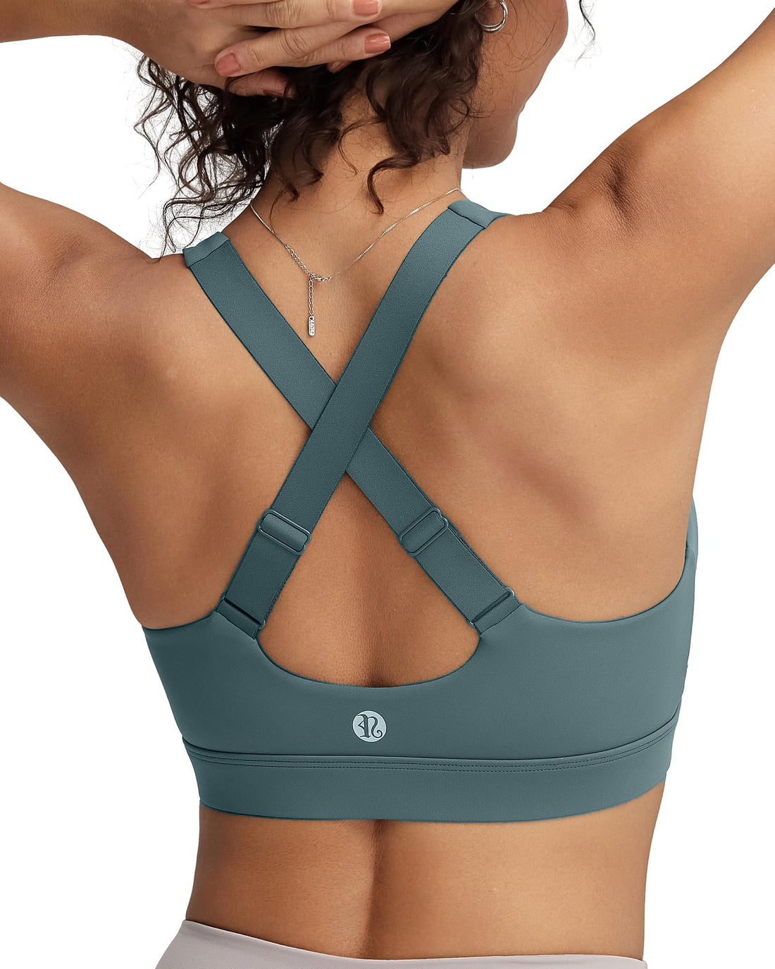 High Impact Sports Bra for Women, Adjustable Straps High Support Workout Bra