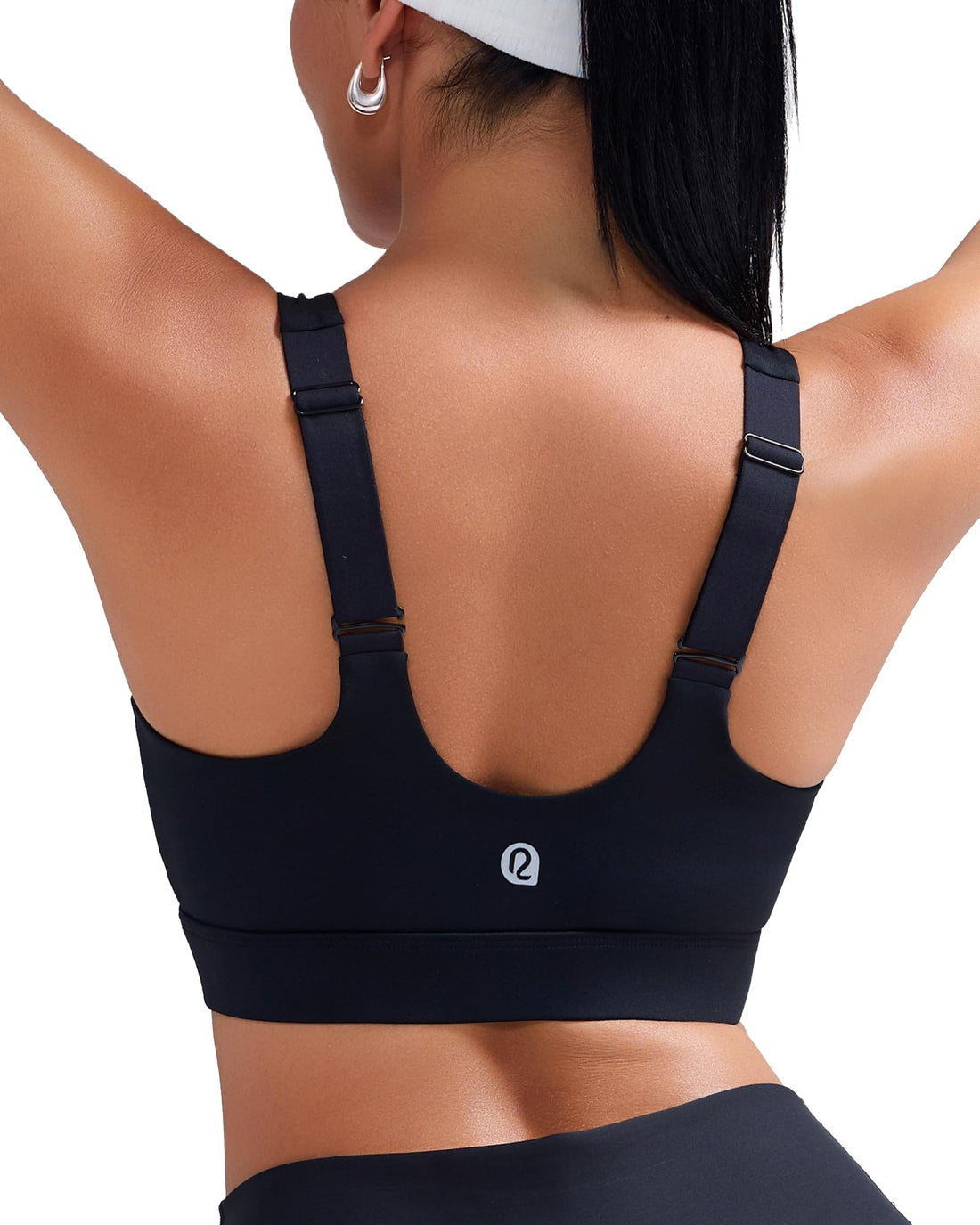 Plus Size Full‑Coverage High Impact Sports Bra, Wirefree Bounce Control Running Bra