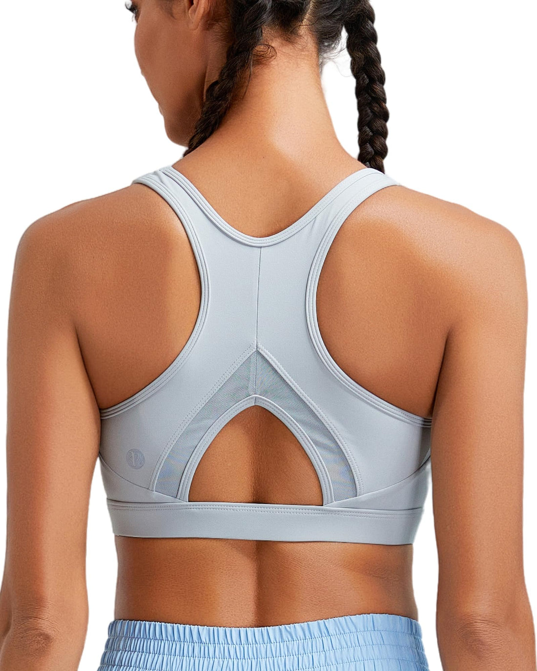 RUNNING GIRL® High-Impact Racerback Sports Bra | Molded Cup High Support Bra for Women