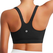 RUNNING GIRL® High-Impact Crisscross Back Sports Bra with Removable Pads