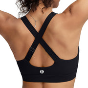 High Impact Sports Bra for Women, Adjustable Straps High Support Workout Bra