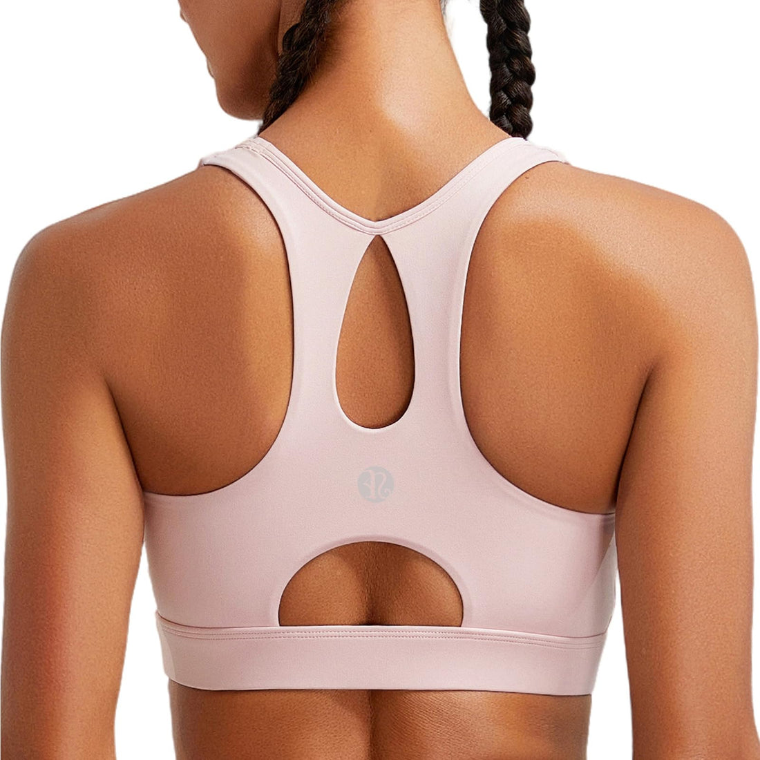 RUNNING GIRL® Racerback High Support Sports Bra Sewn-In Molded Pads