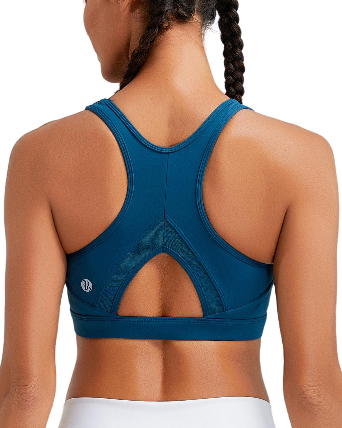 RUNNING GIRL® High-Impact Racerback Sports Bra | Molded Cup High Support Bra for Women