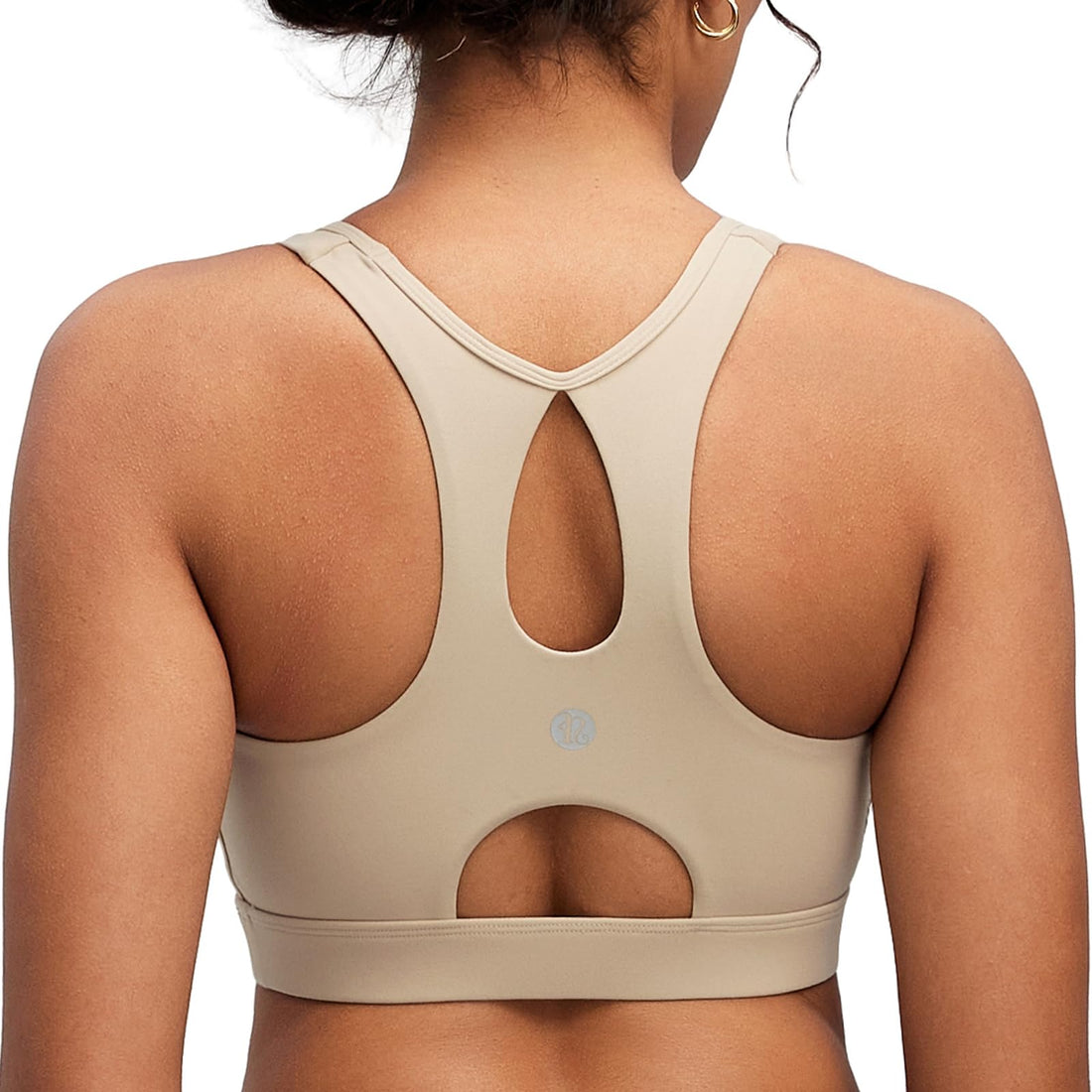 RUNNING GIRL® Racerback High Support Sports Bra Sewn-In Molded Pads