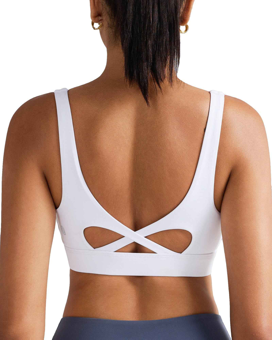 RUNNING GIRL® Medium-High Support Crisscross Back Molded Cup Sports Bra