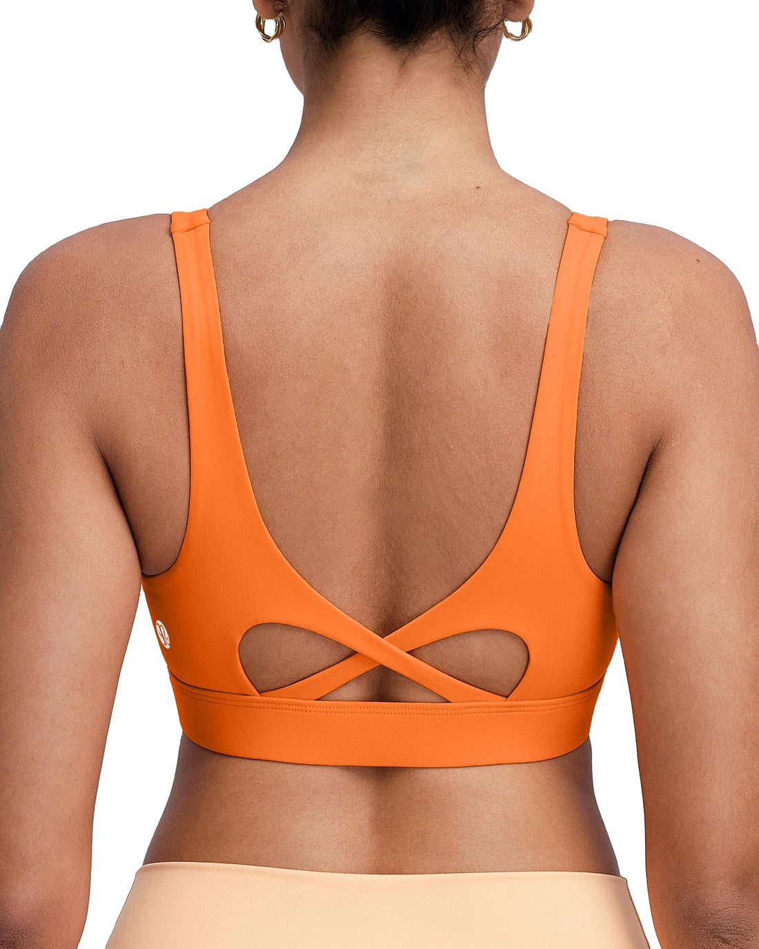 RUNNING GIRL® Medium-High Support Crisscross Back Molded Cup Sports Bra