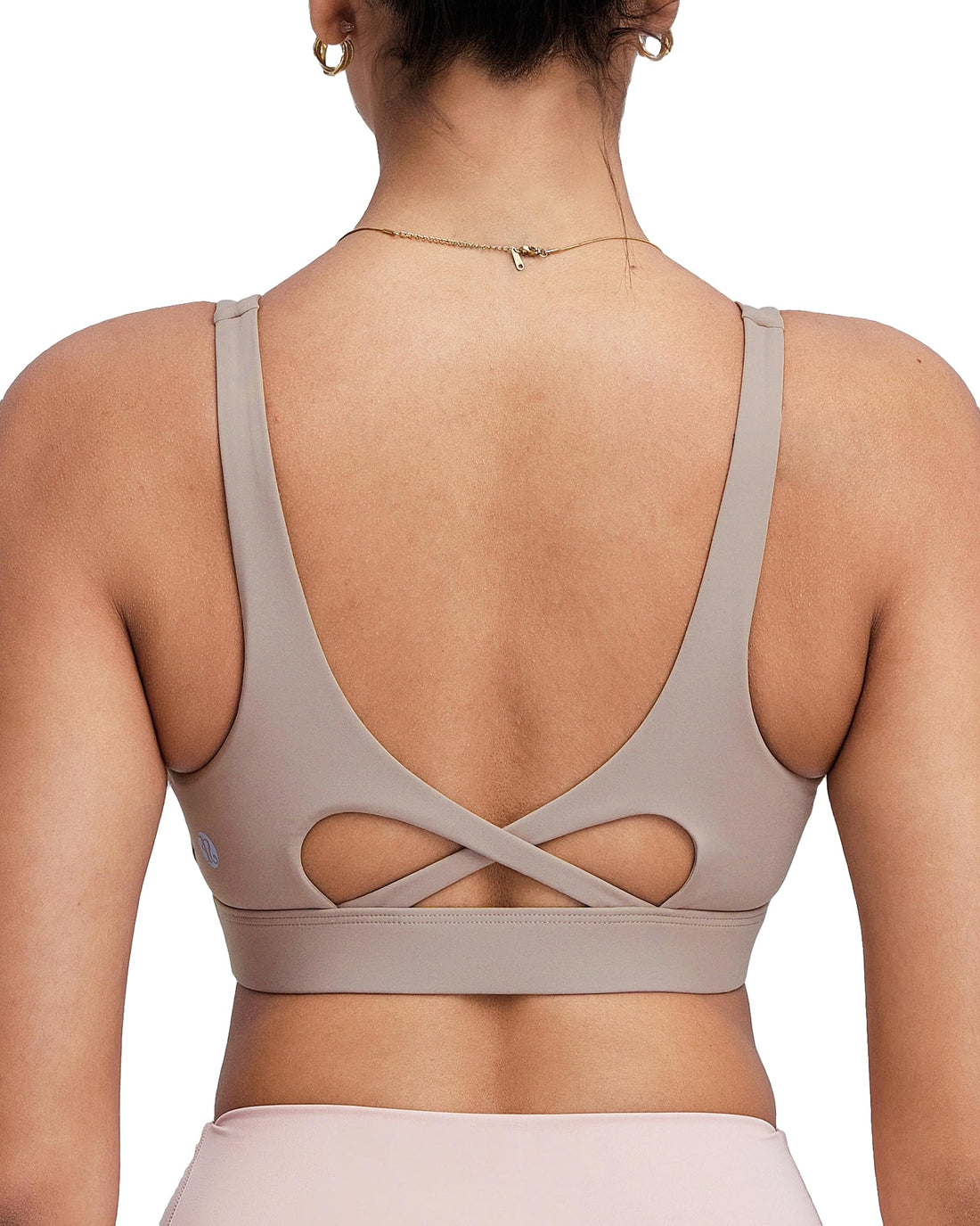 RUNNING GIRL® Medium-High Support Crisscross Back Molded Cup Sports Bra