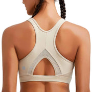 RUNNING GIRL® High-Impact Racerback Sports Bra | Molded Cup High Support Bra for Women