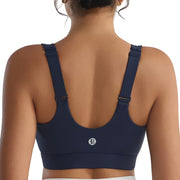 Plus Size Full‑Coverage High Impact Sports Bra, Wirefree Bounce Control Running Bra