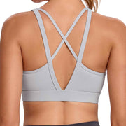 RUNNING GIRL® Medium-High Support Crisscross Back 2-in-1 Versatile Sports Bra