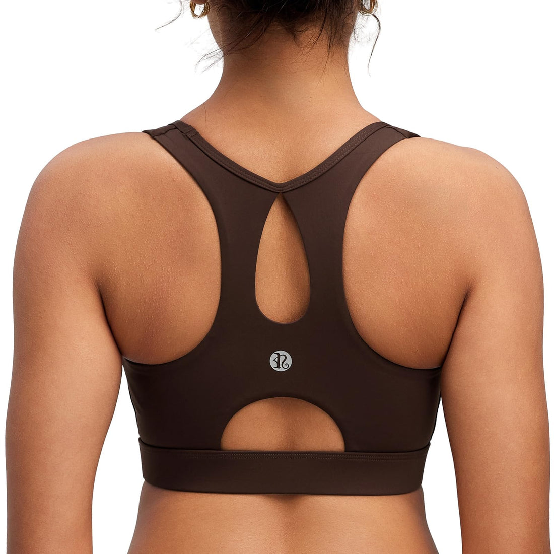 RUNNING GIRL® Racerback High Support Sports Bra Sewn-In Molded Pads