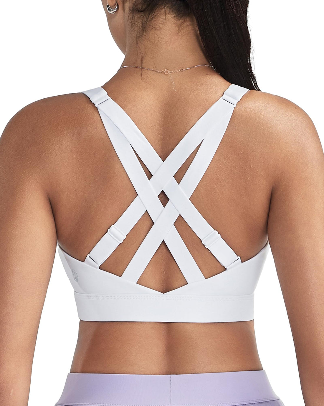 RUNNING GIRL® High-Impact Racerback Tank Sports Bra | Adjustable Straps & Fixed Cups