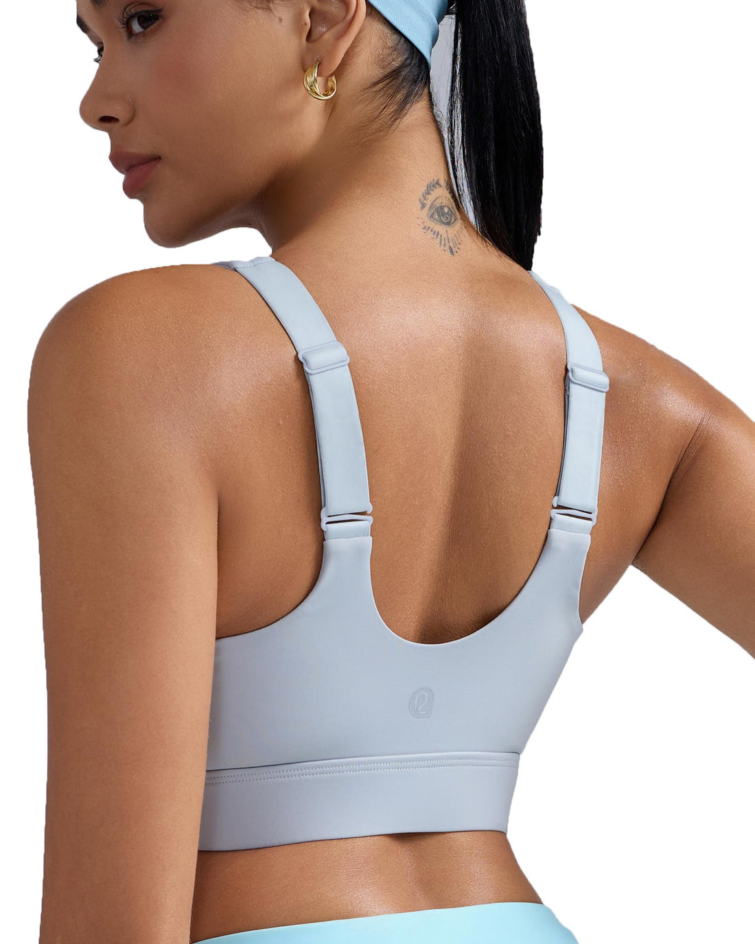 Plus Size Full‑Coverage High Impact Sports Bra, Wirefree Bounce Control Running Bra