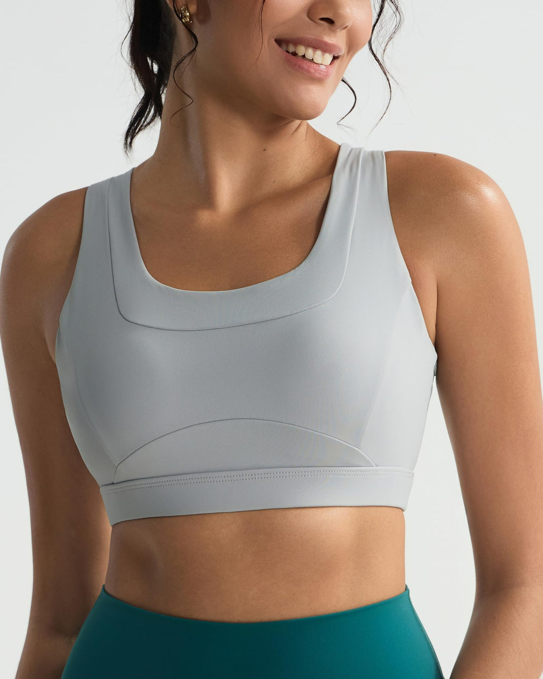 RUNNING GIRL® High-Support Racerback Tank Style Sports Bra | Fixed Molded Cups
