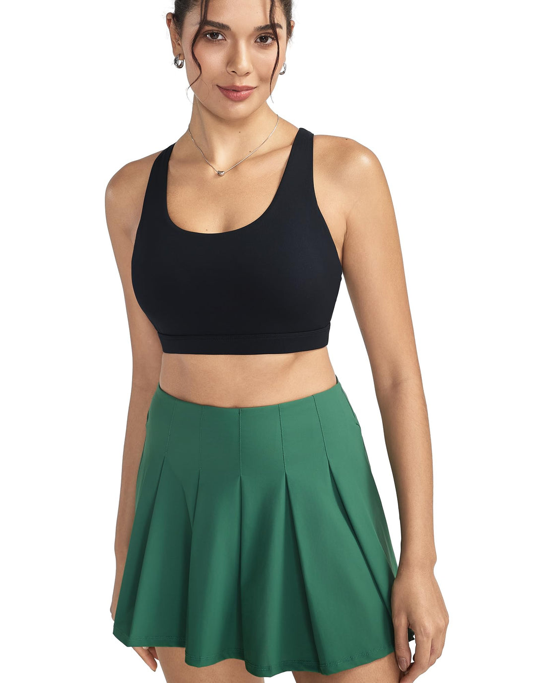 RUNNING GIRL® Medium-Support Strappy Sports Bra | Removable Cups & Wide Straps for Yoga Gym