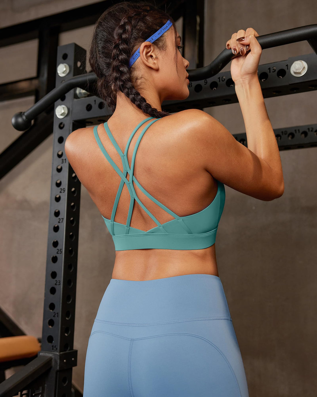RUNNING GIRL® Sexy Crisscross Yoga Bra | Thin Breathable Strappy Back Sports Bra