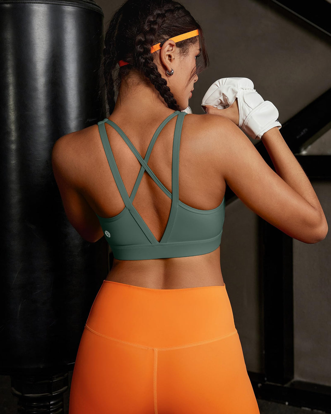 RUNNING GIRL® Medium-High Support Crisscross Back 2-in-1 Versatile Sports Bra