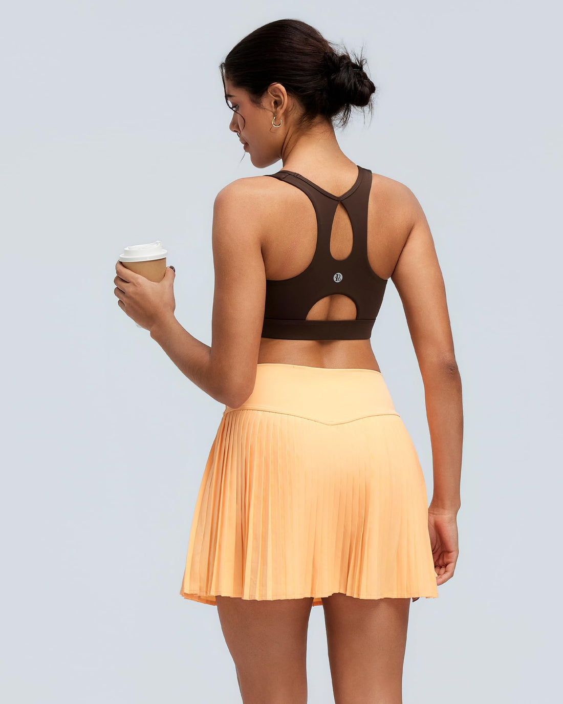 RUNNING GIRL® Racerback High Support Sports Bra Sewn-In Molded Pads