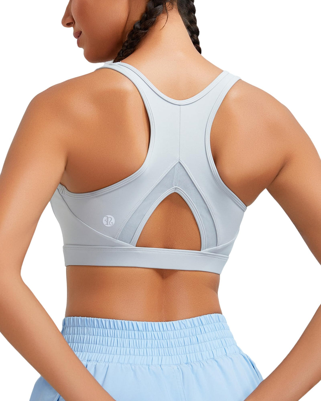 RUNNING GIRL® High-Impact Racerback Sports Bra | Molded Cup High Support Bra for Women