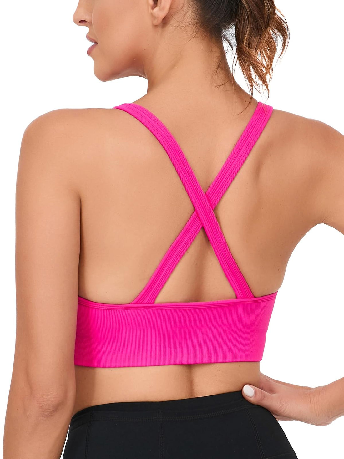 RUNNING GIRL® High-Impact Sculpting Sports Bra | Fixed Moulded Cups & Versatile Racerback Design