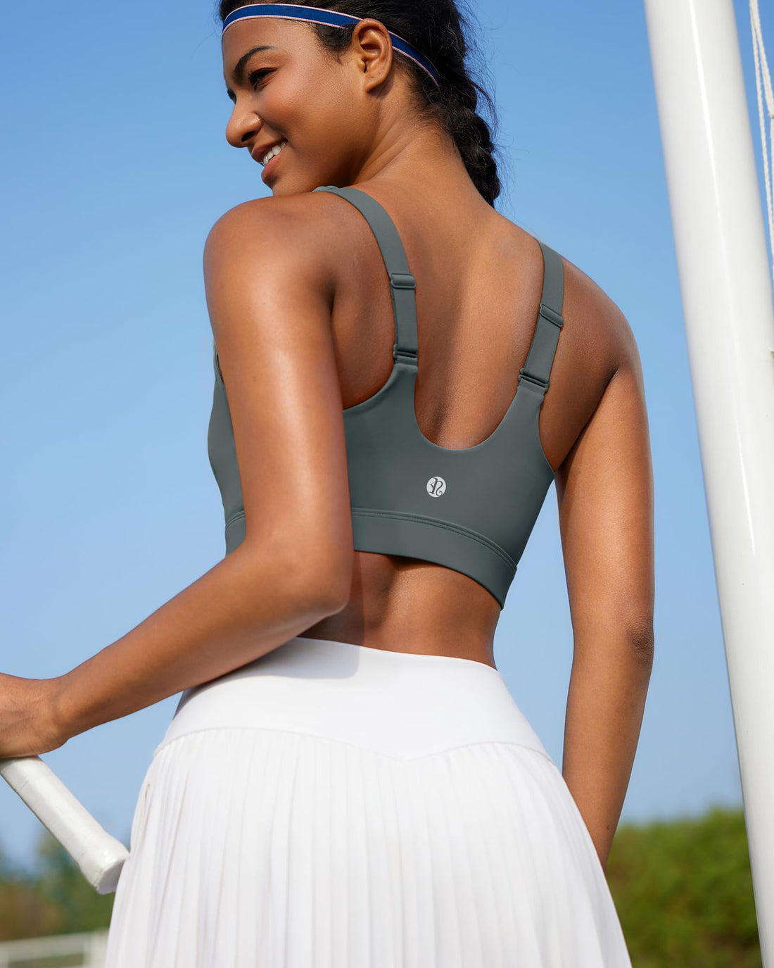 Plus Size Full‑Coverage High Impact Sports Bra, Wirefree Bounce Control Running Bra