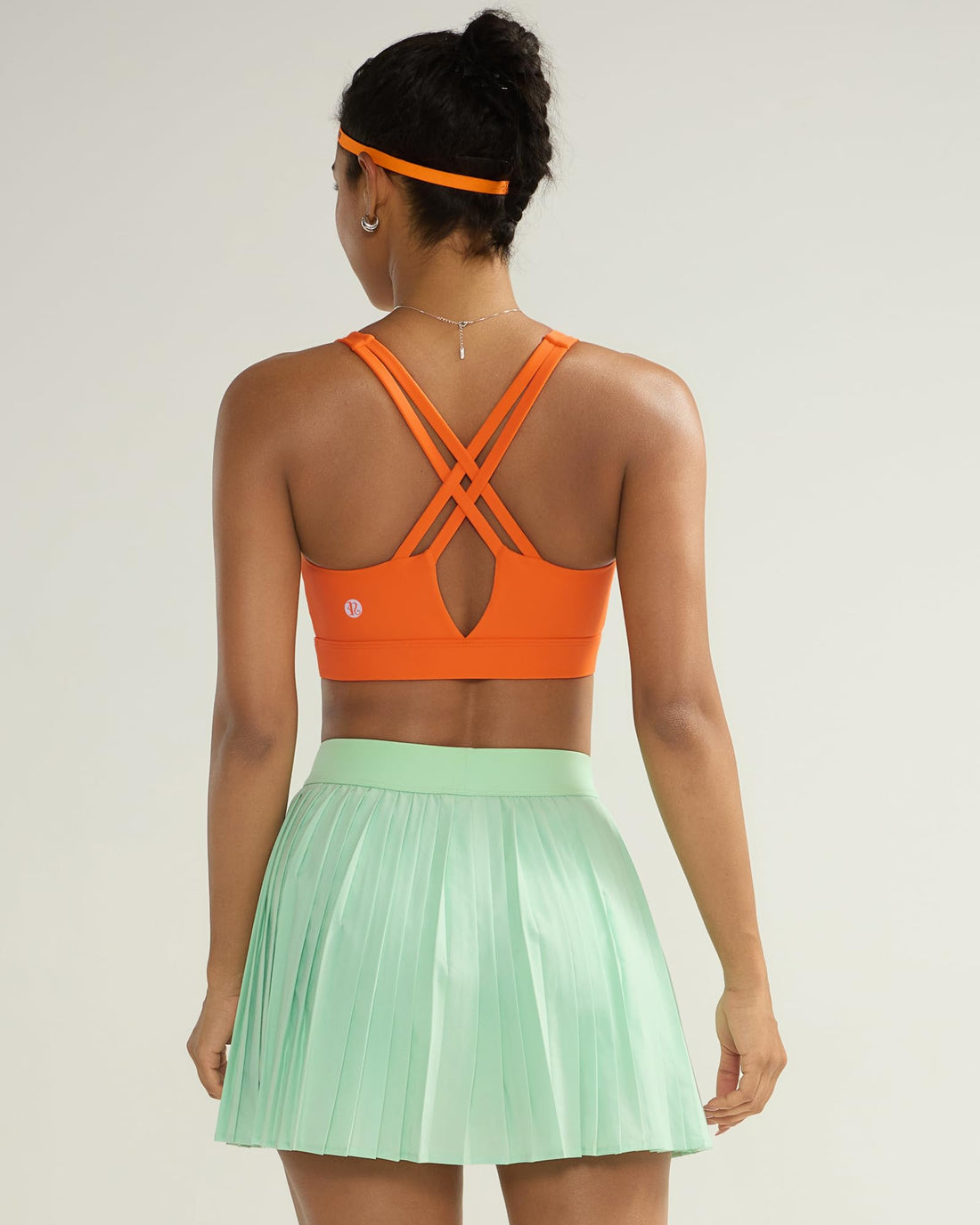 RUNNING GIRL® Medium-High Support Crisscross Back 2-1 Versatile Sports Bra