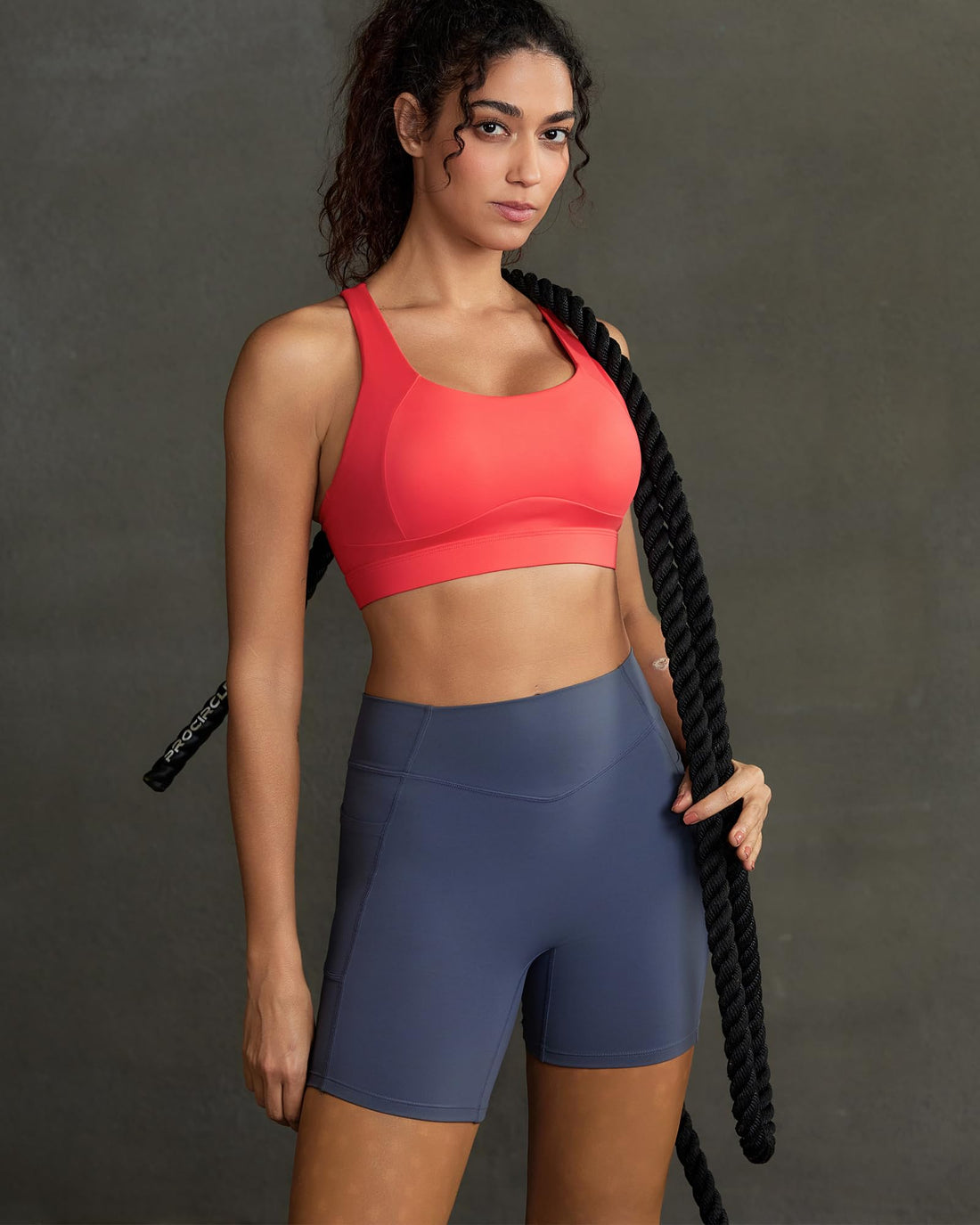 High Impact Sports Bra for Women, Adjustable Straps High Support Workout Bra