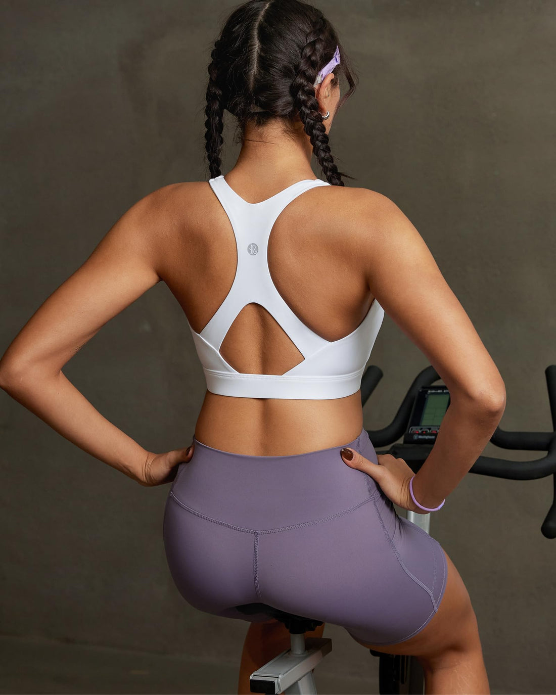 RUNNING GIRL® High Support Molded Cup Sports Bra with Sewn-in Pads
