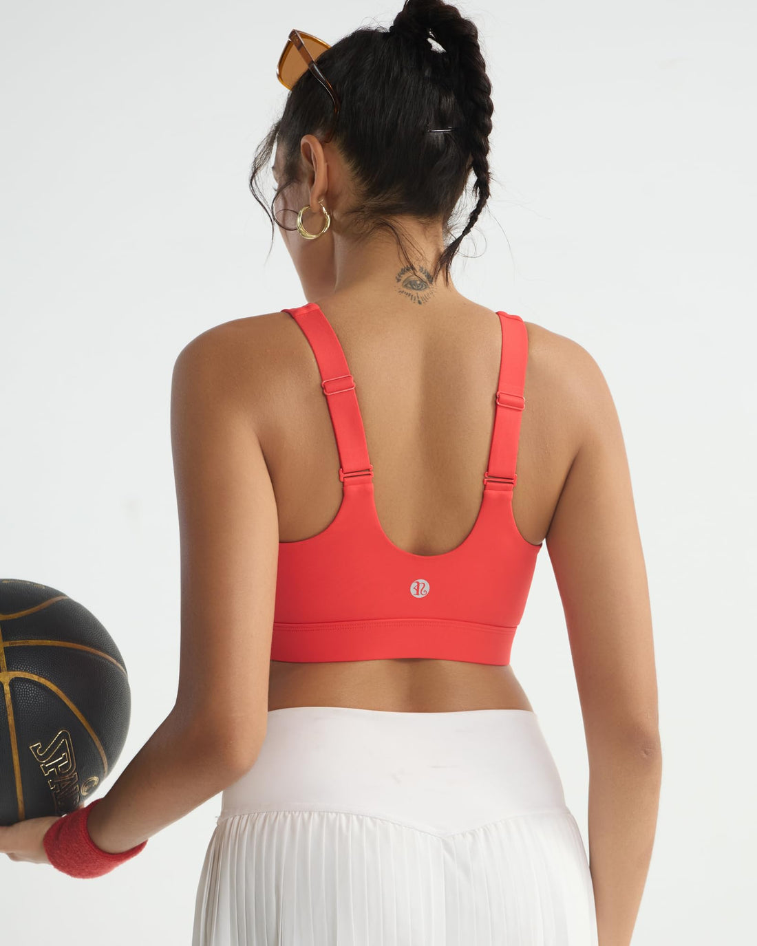 Plus Size Full‑Coverage High Impact Sports Bra, Wirefree Bounce Control Running Bra